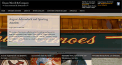 Desktop Screenshot of merrillsauction.net